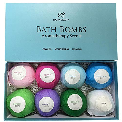8 bath bomb gift set huge all natural assorted essential oil bath bombs infused with essential oils jojoba oil and olive oil for deep moisturizing great gift for her 5e19f23b25e00