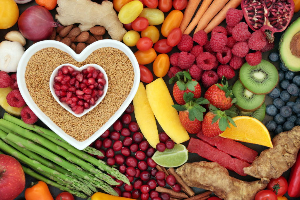 Canva Health Food for Heart Fitness