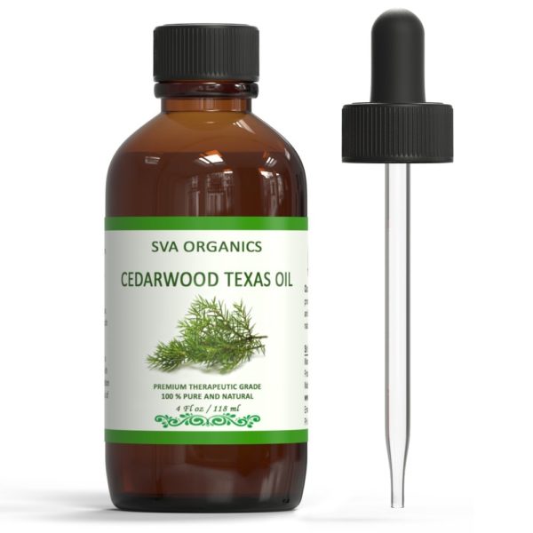 cedarwood texas essential oil 4 oz118 ml 100 pure therapeutic grade by sva organics 5e19f2743a0f4