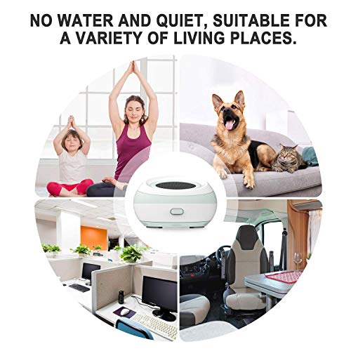 essential oil diffuser waterless portable fragrance aromatherapy fan diffuser battery powered aroma diffuser for car and small room with usb charging cord 5e19ee431c336