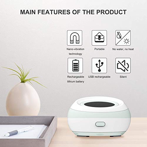 essential oil diffuser waterless portable fragrance aromatherapy fan diffuser battery powered aroma diffuser for car and small room with usb charging cord 5e19ee442d642
