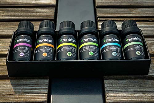essential oils set 6 pack by zenteze essential oils lavender orange lemongrass peppermint eucalyptus tea treeefbd9cpremium grade aromatherapy essential oils for diffuser 5e18f3c1ca5a7