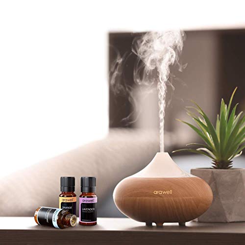 essential oils set arawell 100 pure aromatherapy scented oils gift kit for diffuser 8 x 10ml lavender eucalyptus rosemary orange tea tree peppermint lemon clove 5e18f5e40dcd1