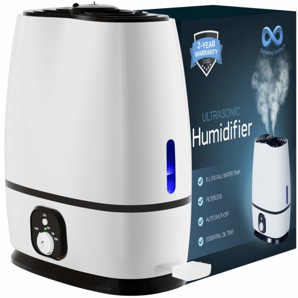 everlasting comfort humidifiers for bedroom 6l with essential oil tray white 5e19f25d954fe
