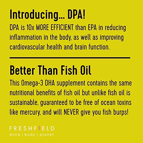 freshfield vegan omega 3 dha supplement better than fish oil algae oil for joint eye health immune system support proven brain boost and a healthier heart dpa for men women 5e32ddd72e503