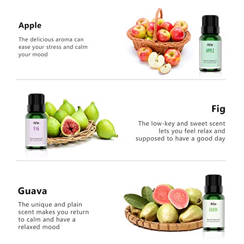 fruity fragrance oils set mitflor aromatherapy therapeutic fruit oils kit gift for diffuser massage pineapple guava strawberry passion fruit apple fig 6 x 10ml 5e1e7b641199f