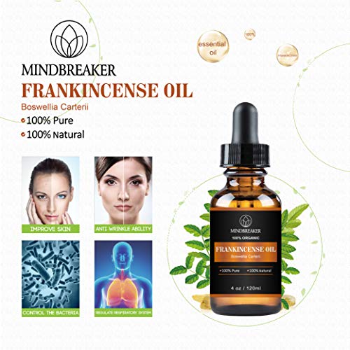 mindbreaker frankincense essential oil 100 pure and natural premium quality frankincense oil 4 fl oz 4 ounce 5e19f14f4ef38
