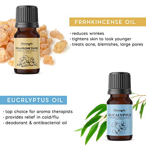 naturopathy essential oils gift set top 8 aromatherapy oils 100 pure therapeutic grade sampler kit lavender frankincense peppermint lemongrass orange tea tree eucalyptus 5e18f5a7b7659