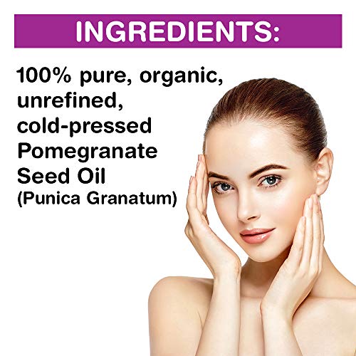 organic pomegranate seed oil 100 pure unrefined cold pressed essential oil unclog pores remove dirt acne from skin nourishes hair and scalp natural antioxidant moisturizer for men women 1oz 5e19f225c1a47