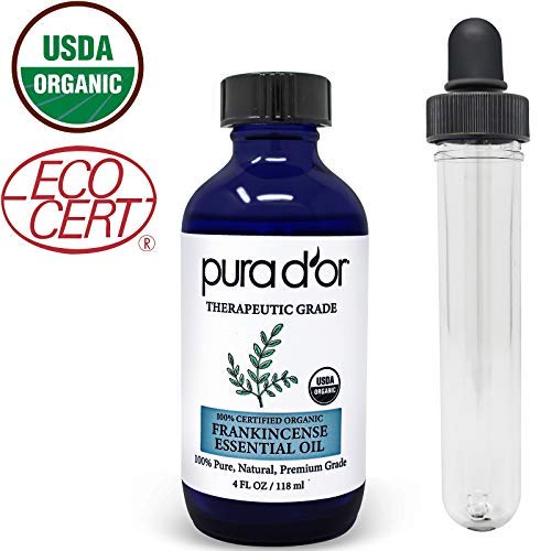 pura dor frankincense essential oil 4oz usda organic 100 pure natural therapeutic grade diffuser oil for aromatherapy relaxation skin therapy immune nervous system support 5e2cf37f0b718