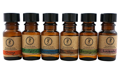 pure jolly premium aromatherapy essential oil kit top 6 essential oils set 10ml 100 pure therapeutic grade 5e18f68bc183c