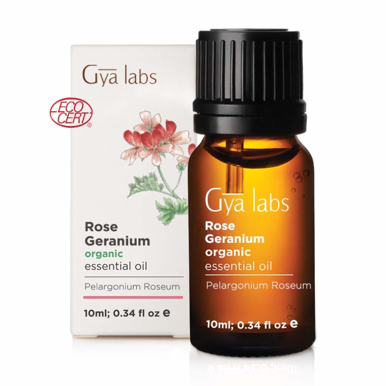 Rose Geranium Essential Oil Organic Beautifying Elixir for Ageless