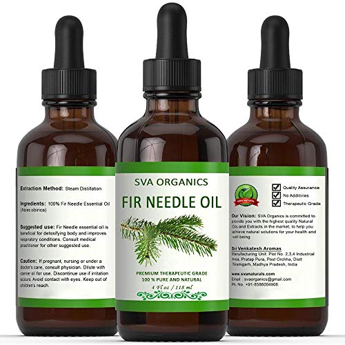 sva organics 100 pure siberian fir needle essential oil 4 oz 118 ml therapeutic grade 5e18f230f0925