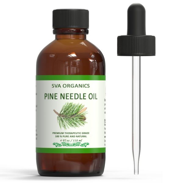 sva organics pine needle essential oil large size 4 oz 118 ml therapeutic grade 100 pure premium grade oil for skin and hair care 5e1b42541234c