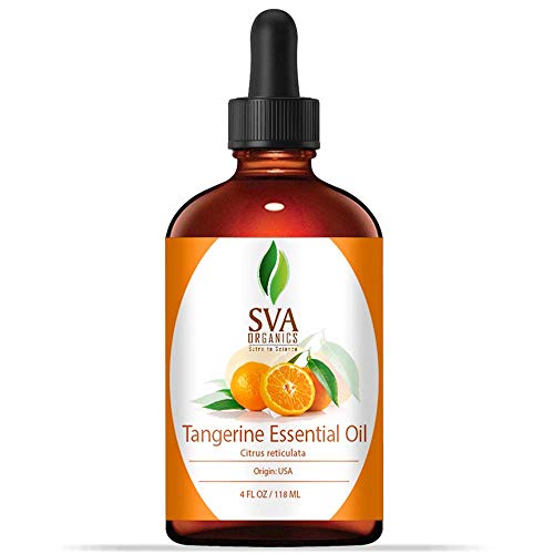 sva organics tangerine essential oil 4 oz 100 pure natural therapeutic grade undiluted steam distilled oil with dropper 5e18f07de7abb