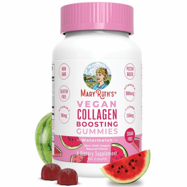 vegan collagen boosting gummies for hair skin nail health by maryruth plant based collagen supplement w lysine vitamin a c alma fruit complex animal peptide sugar free 5e32dcef88a96