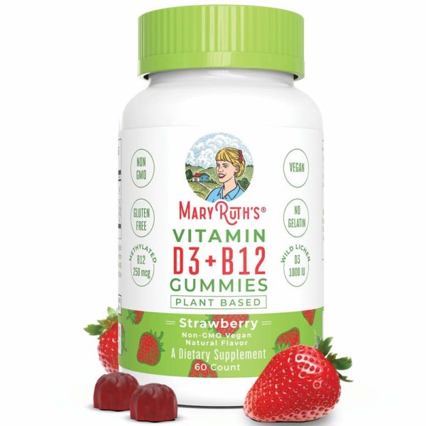 vegan vitamin d3b12 gummy plant based gummies by maryruths made w organic ingredients non gmo vegan paleo gluten free for men women kids 1000 iu vitamin d3 250 mcg vit 5e32dcad2f573