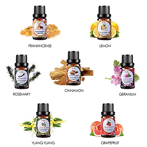 vsadey essential oils set 100 pure aromatherapy essential oil kit for diffuser humidifier massage skin care lavender eucalyptus peppermint tea tree sweet orange lemongrass 20 x 5ml 5e1e76c6226f9
