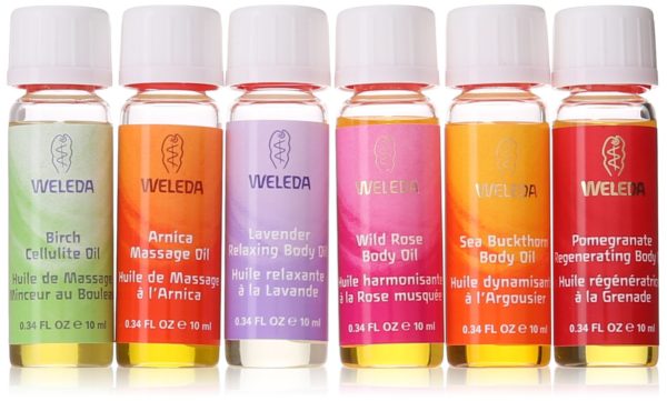 weleda body oil essentials kit 0 34 fl oz pack of 6 variety pack 5e18f087dcadc